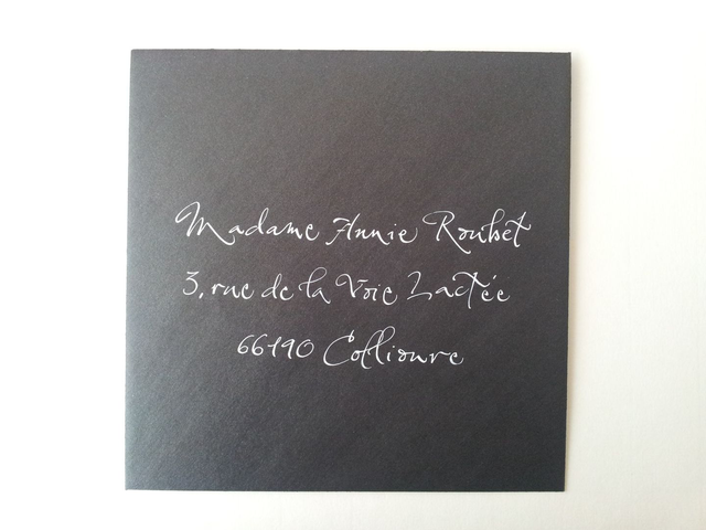 Quelques mots en CURSIVE GESTUELLE