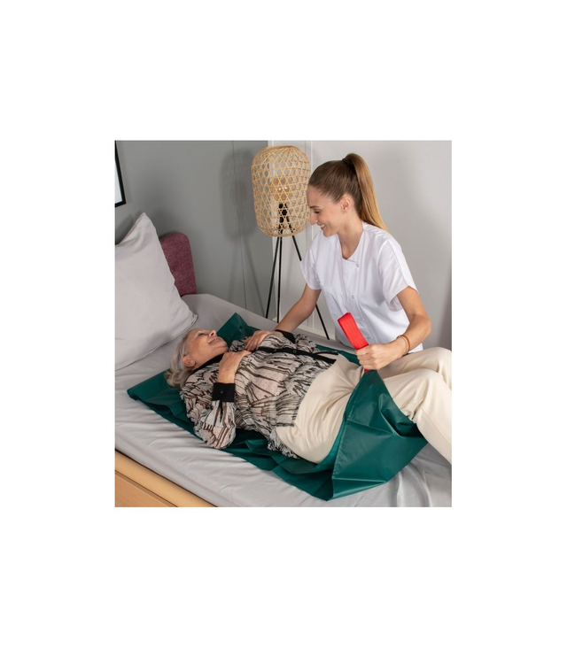 Drap de glisse avec poignées – Transferts faciles &amp; sécurité lit