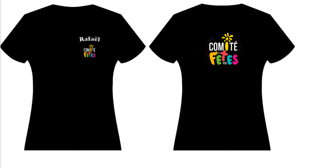 TEE-SHIRT personnalisé (Recto/Verso) Adulte