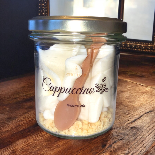 Bougie gourmande cappuccino 