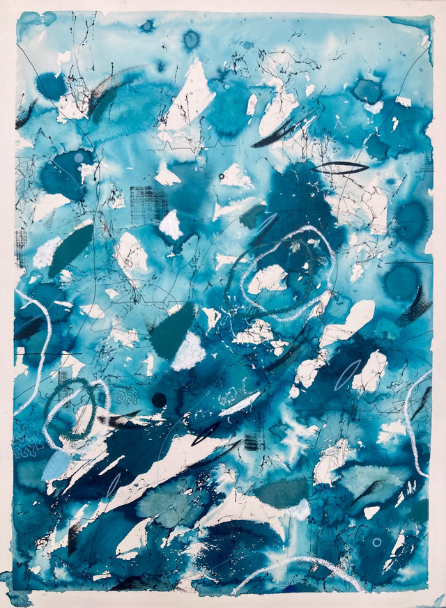 Original mix media on paper 56x76cm