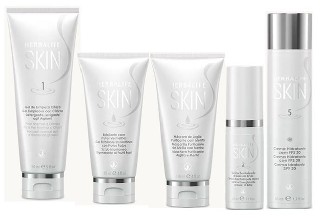 Kit Avanzato Herbalife® SKIN – Routine Completa: Detergente, Scrub, Maschera, Tonico e Crema SPF 30