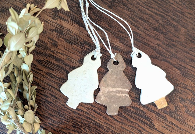 Boule de Noël - trio de sapins (2)