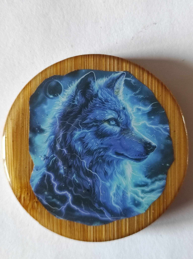 Décapsuleur Loup magnétique frigo