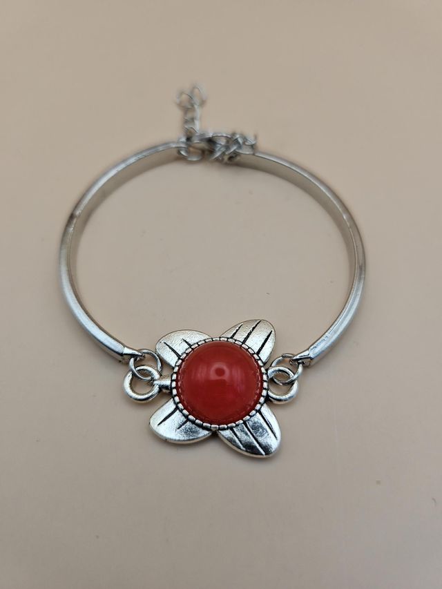 Bracelet demie sphère rouge ou vert