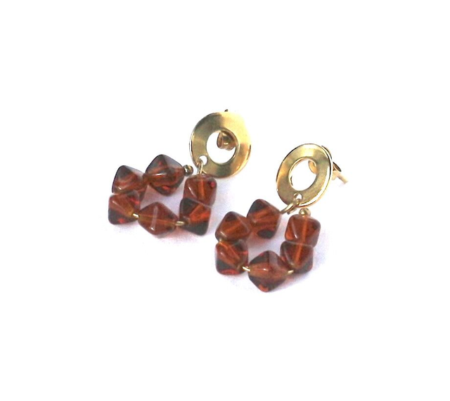 'diamond tear' earrings