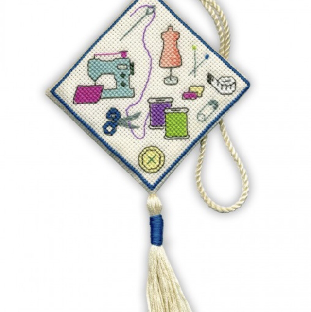 Sewing Scissor Keep Cross Stitch Kit - Textile Heritage 