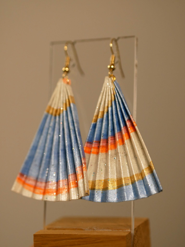 Parchemins ciel nuagé paillettes