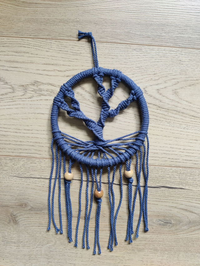 Décoration murale - Bleu - Petit arbre de vie