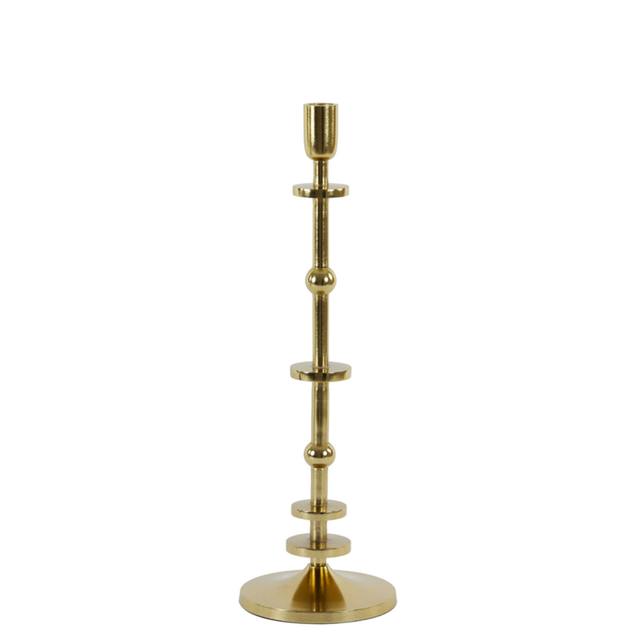 Kandelaar Ø14,5x46 cm YAIRA glans goud