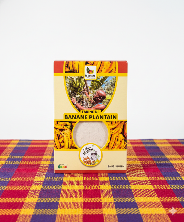 FARINE DE BANANE PLANTAIN, 300gr