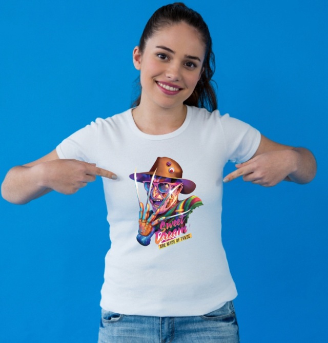 Friday 13th Horror T-shirt Freddy Jason Film Movie Chinese Japanese Retro Hippy dtf printed T-shirt (HA9)