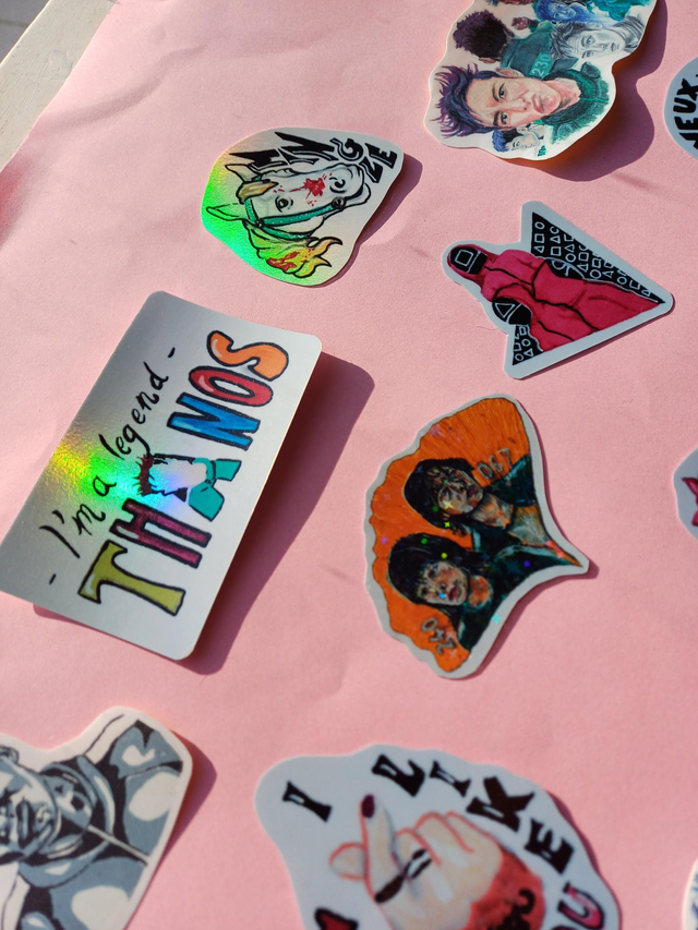 Stickers Pack intégral Squid game