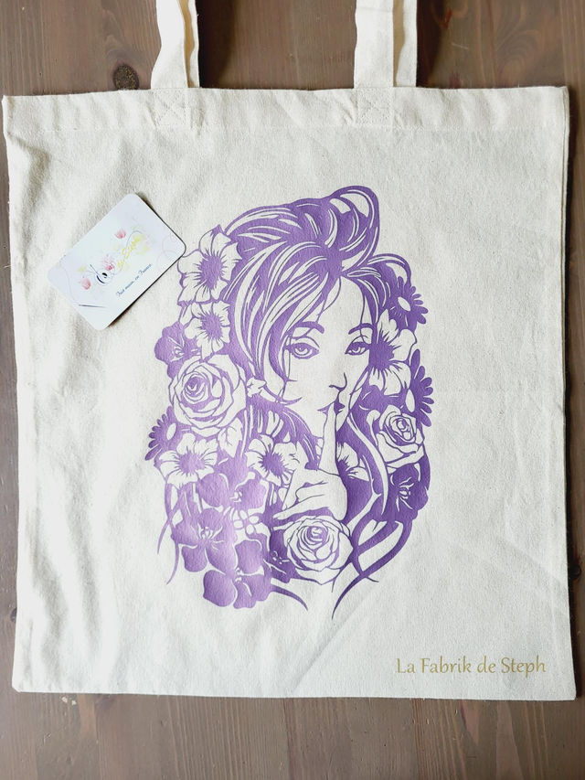 Tote bag floqué 
