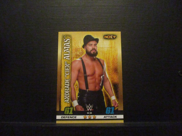 Andrade "Cien" Almas - NXT Slam Attax 10th Edition Original Trading Card #185