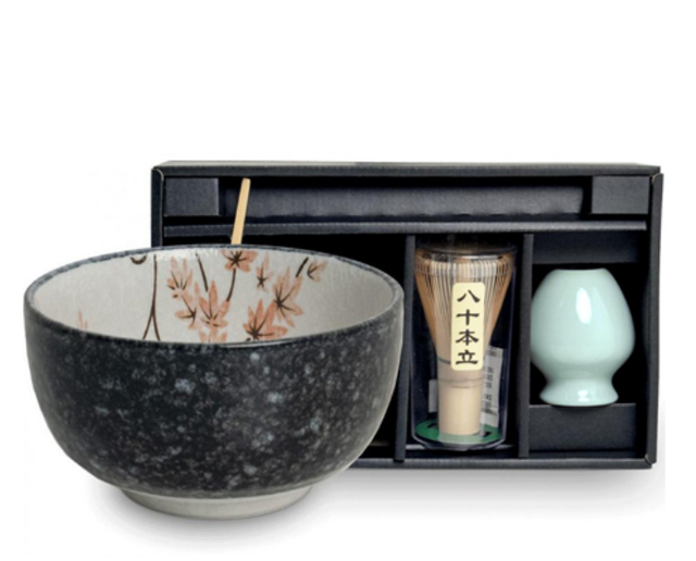 Set maple, cerámica para Matcha 0,50 l. *232