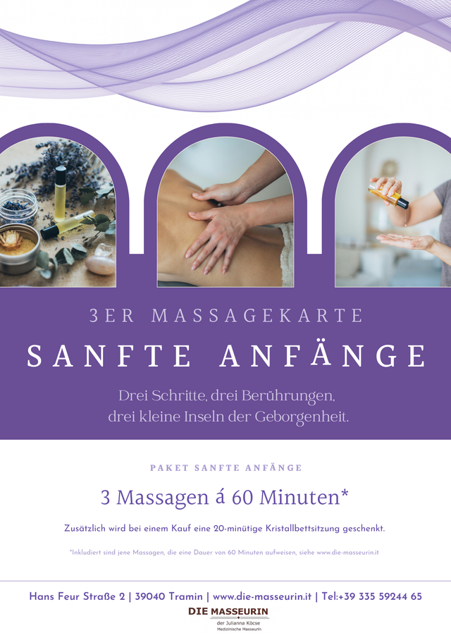 Digitale Massagekarten