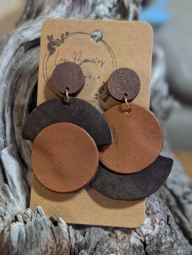 Boucles d'oreilles Collection Asymétrique as009