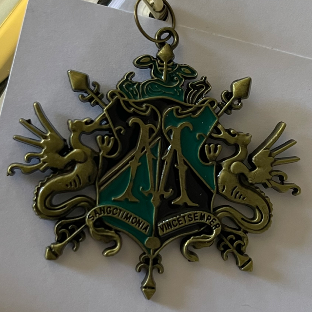 Segnalibro Stemma Malfoy, in metallo