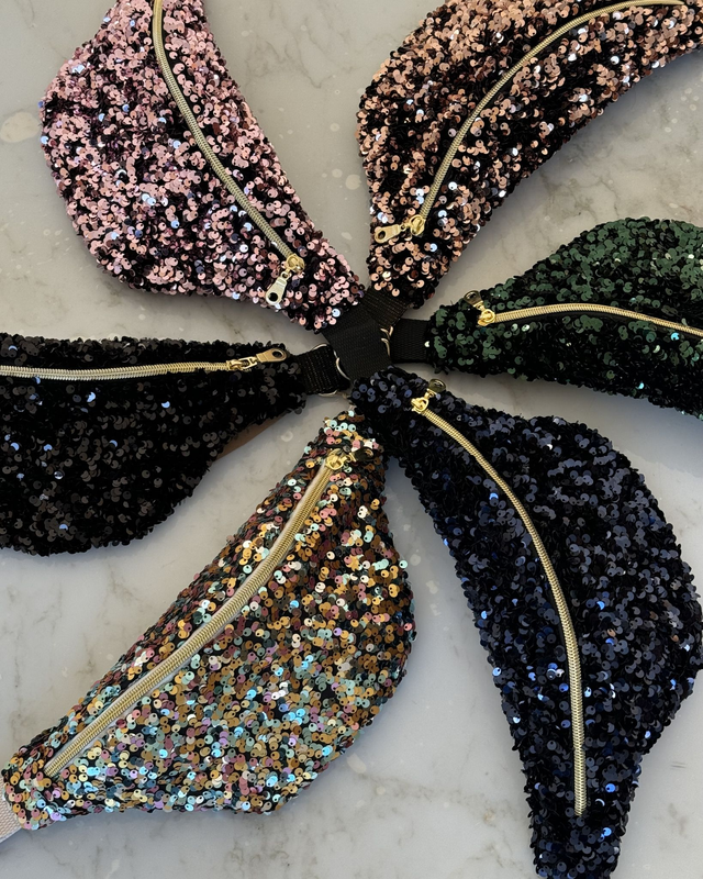 Sac banane femme S sequins ⭐️ SUR-MESURE