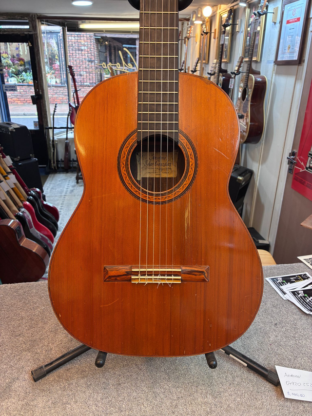 Anselmo Solar Gonzalez Classical Guitar (made 1973)