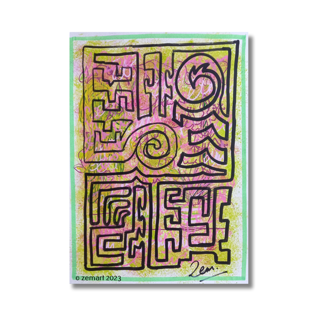 Dessin #053, Série Graffiti