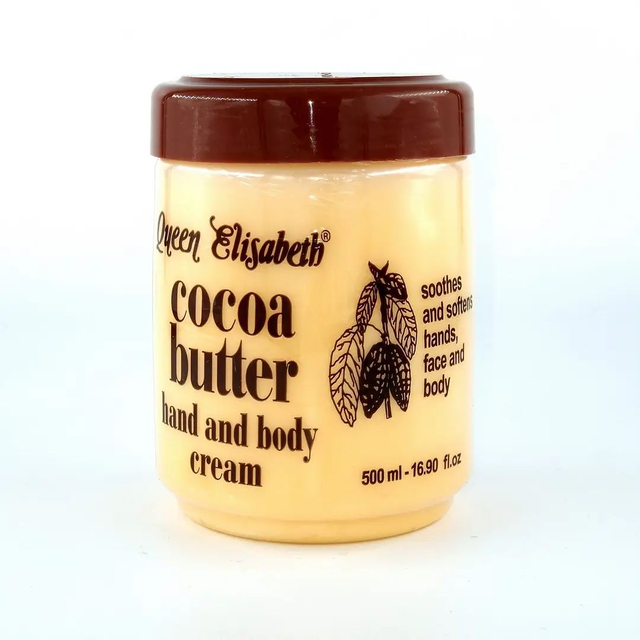 Queen Elisabeth Cocoa Butter Hand &amp; Body Cream 500ml- 16.90