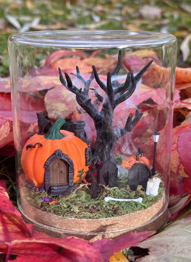 🎃 Terrarium verre - Édition Halloween