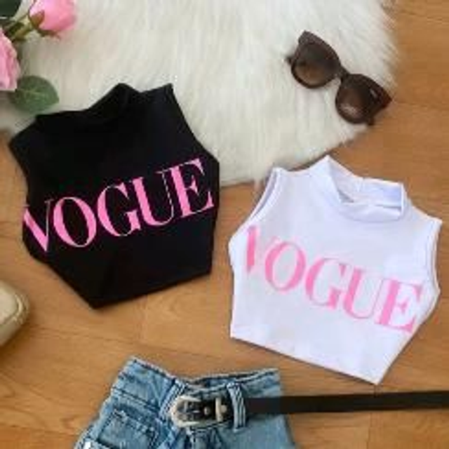 Cropped Vogue Branco 