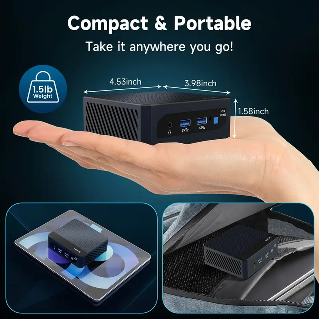 Mini PC N95 Intel Processor N95 (up To 3.4GHz)