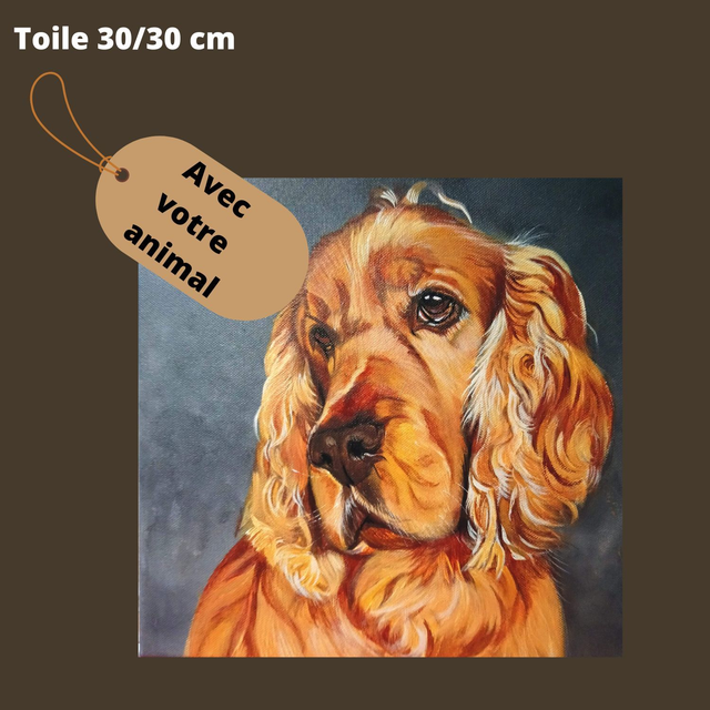 Portrait animalier sur commande 30/30