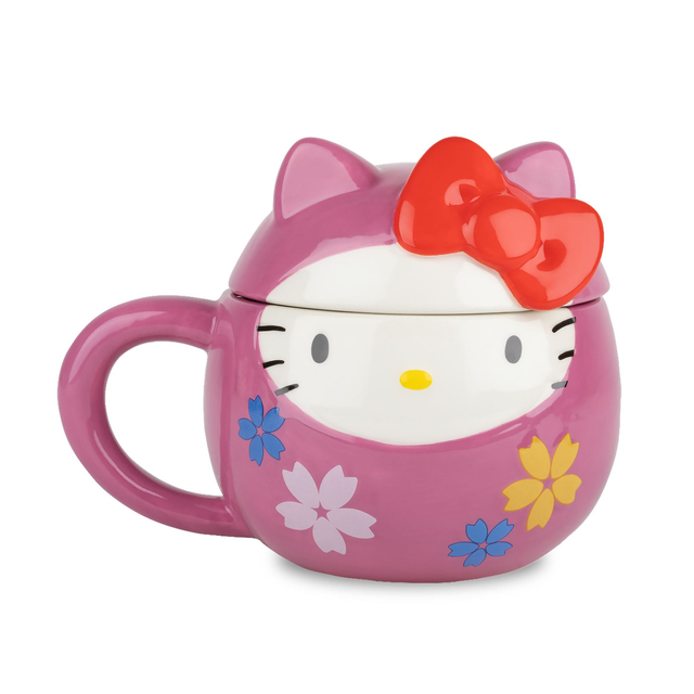 Hello Kitty: Hello Kitty 3D Mug with Lid