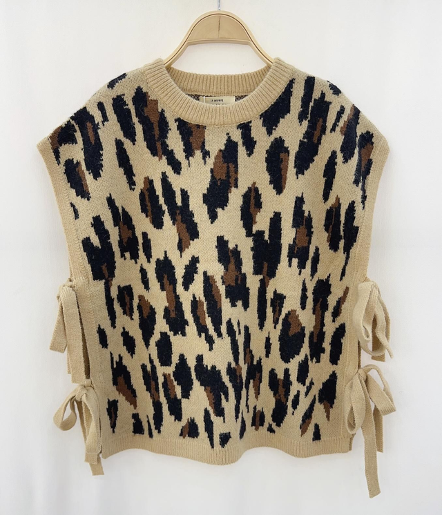 Pull à nœuds léopard 