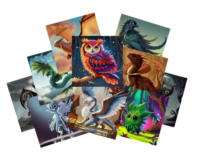 Illustration - Lot de 10 (aléatoire)