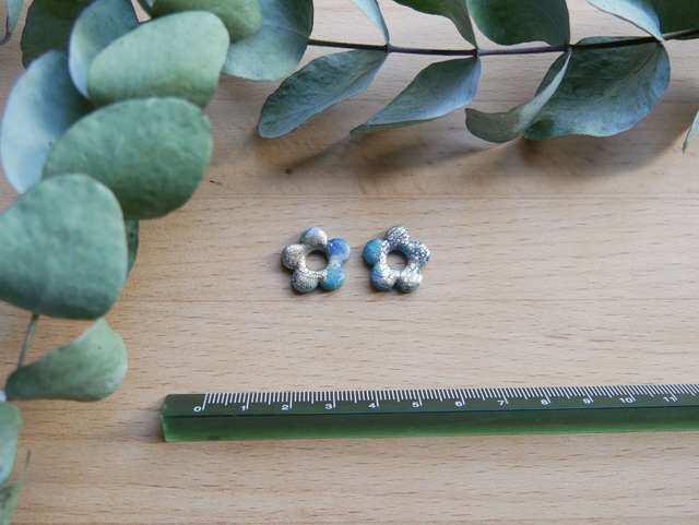 Mini bloom 5 pétales galaxy/or