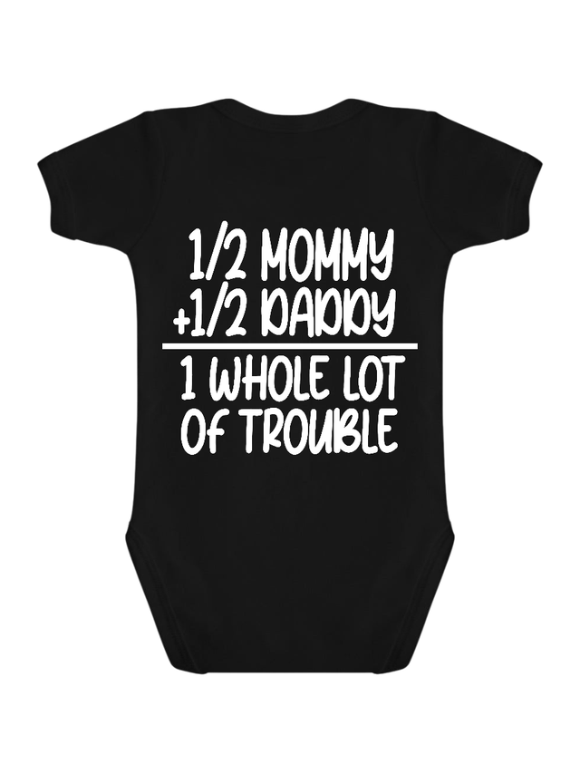 Personlised funny themed baby grows 