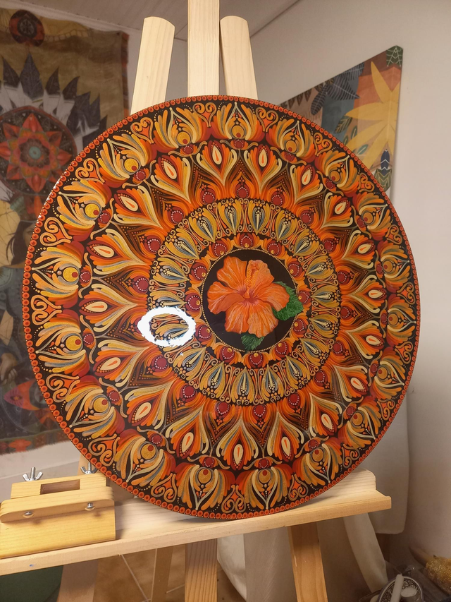 Mandala 55 cm &quot;Générosité et pouvoir d&#039;agir&quot;