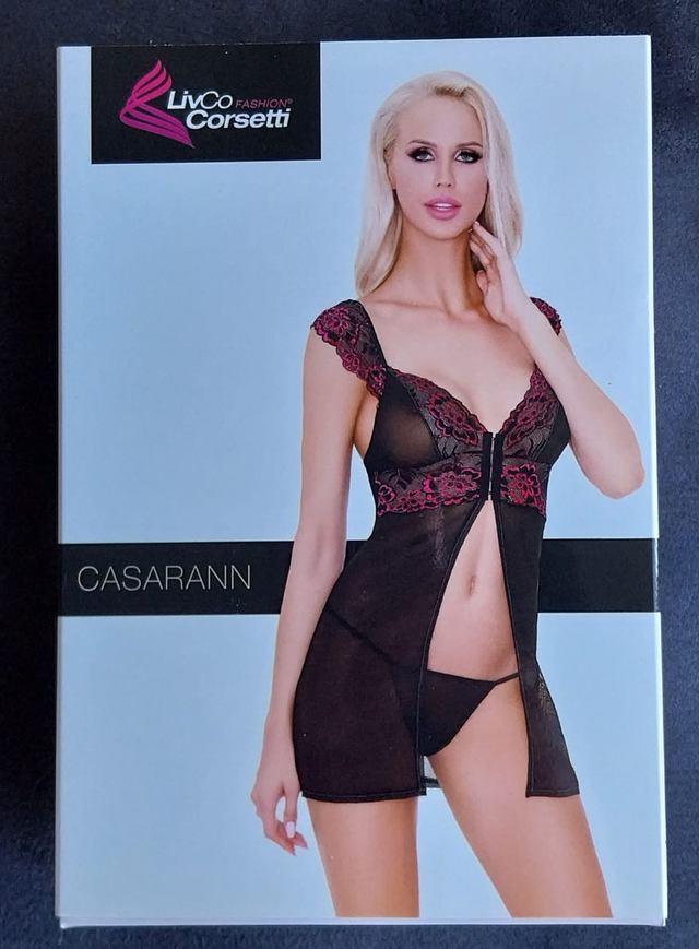 Babydoll - nuisette "casarann" + string