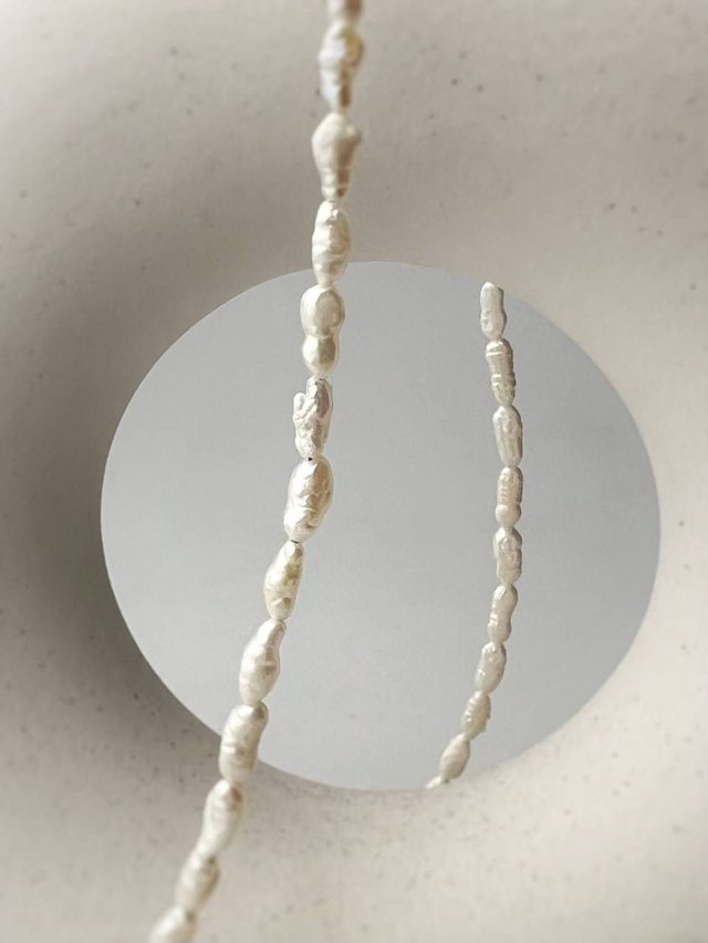 Collana Perle di Fiume Riso