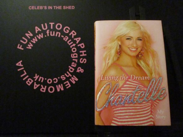 Chantelle Houston 'Living The Dream' Authentic Autographed Hardback Book