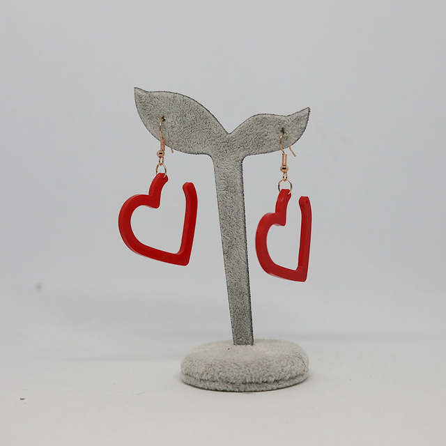 Boucles d'oreilles grand Cœur