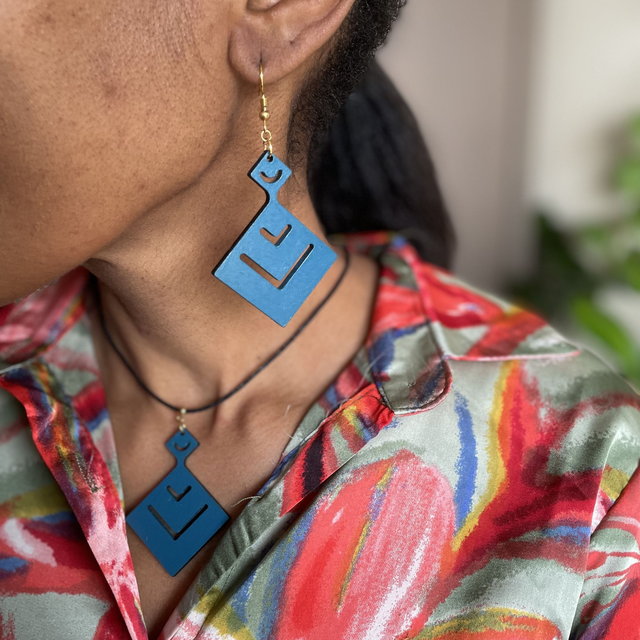 Parure LIFE WOOD Bleu Baltik