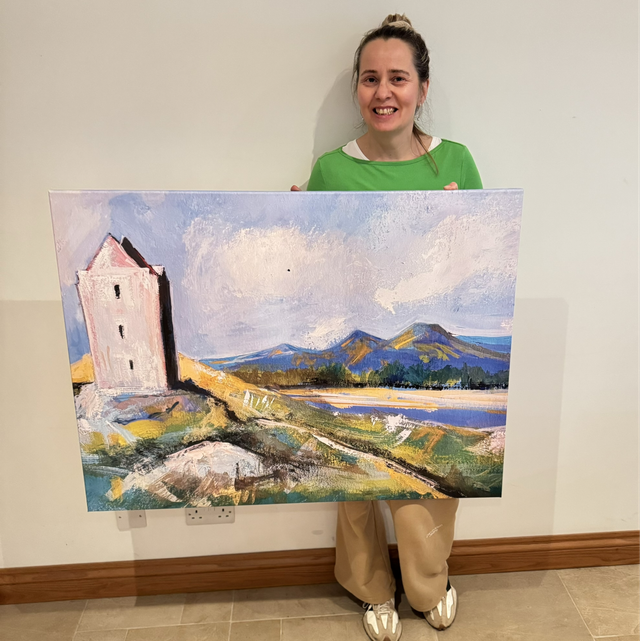 Print- Smailholm Tower- Large Print