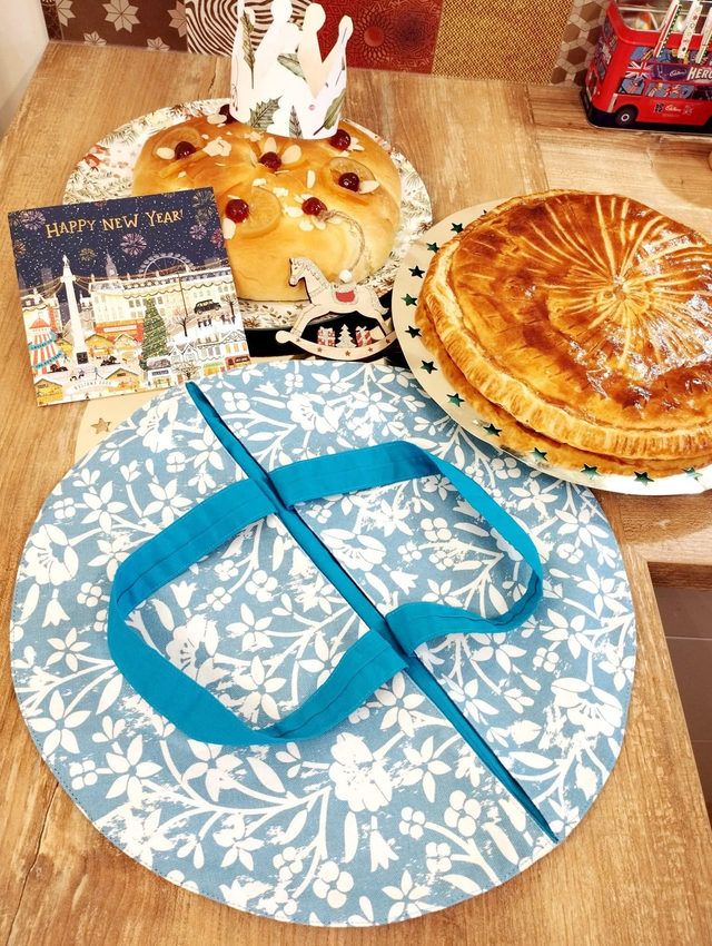 Sac à Tarte Rond -  Pervenches