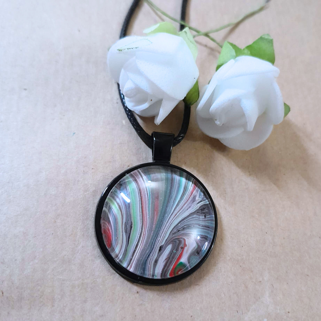 HARMONIE TERRESTRE - Collier - Brun vert rouge