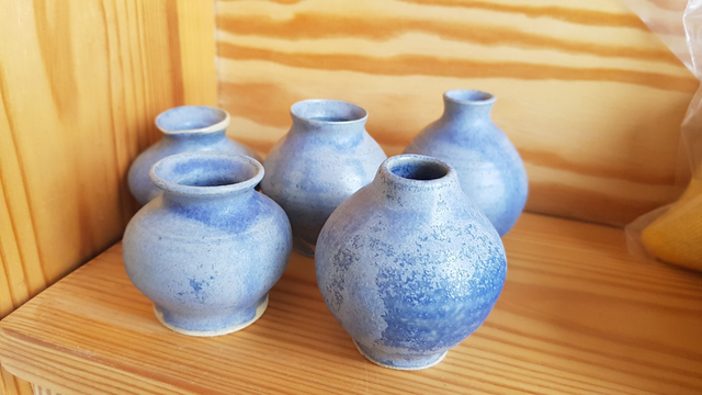 Handgefertigter Keramik verschiedene Formen