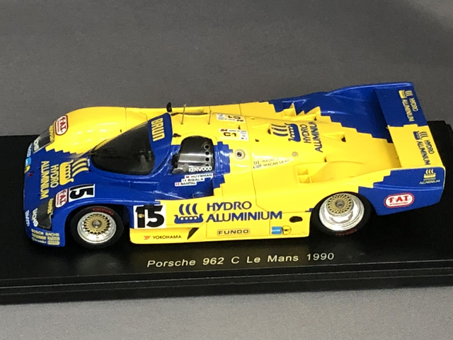 Porsche 962 Le Mans 1990 "Hydro Aluminium" H. Huntsman / B. Santal (CH) / M. Sigala Spark 1:43