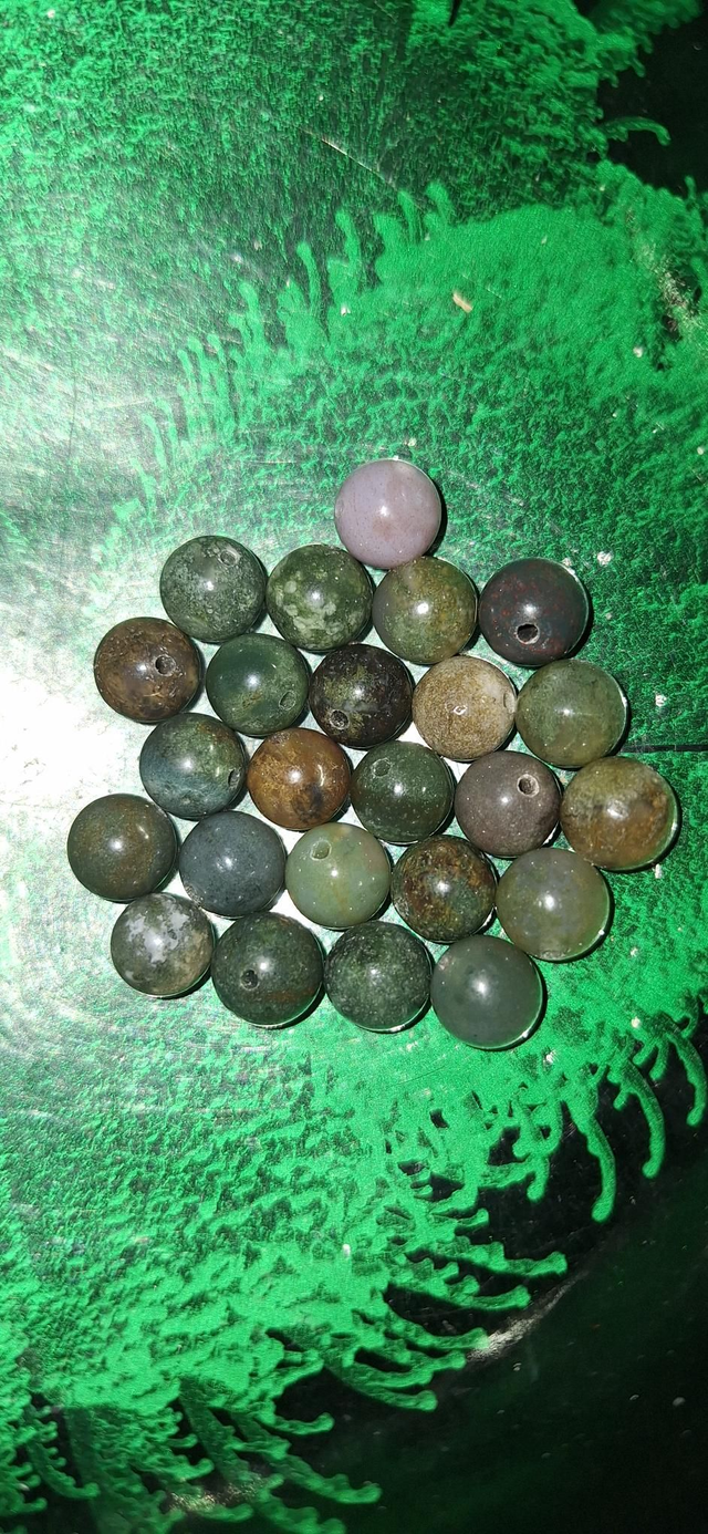 Indian agate 8mm LAST CHANCE