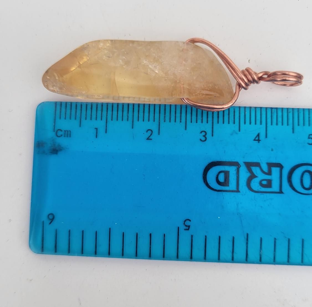 Citrine pendant - medium