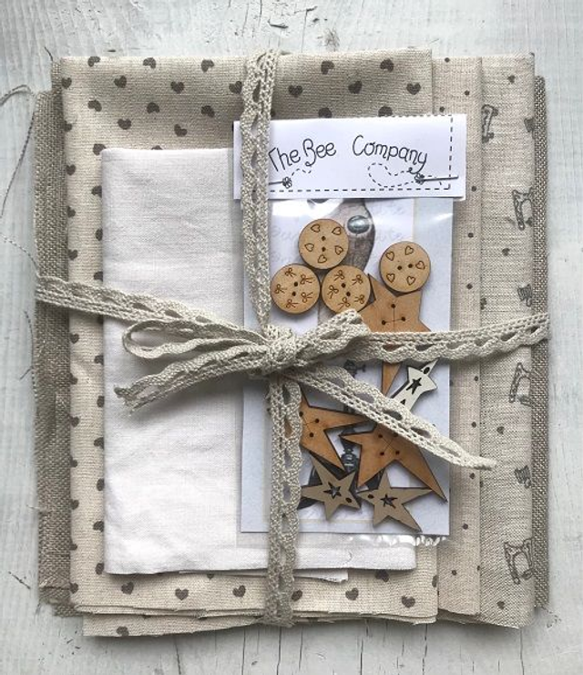 Lot de tissus "les gris" - ref KS2